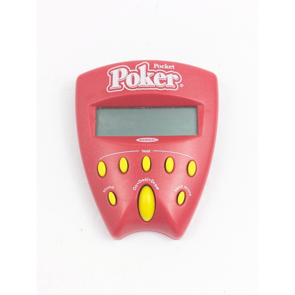 2002 Radica Pocket Poker Handheld Electronic‎ Game